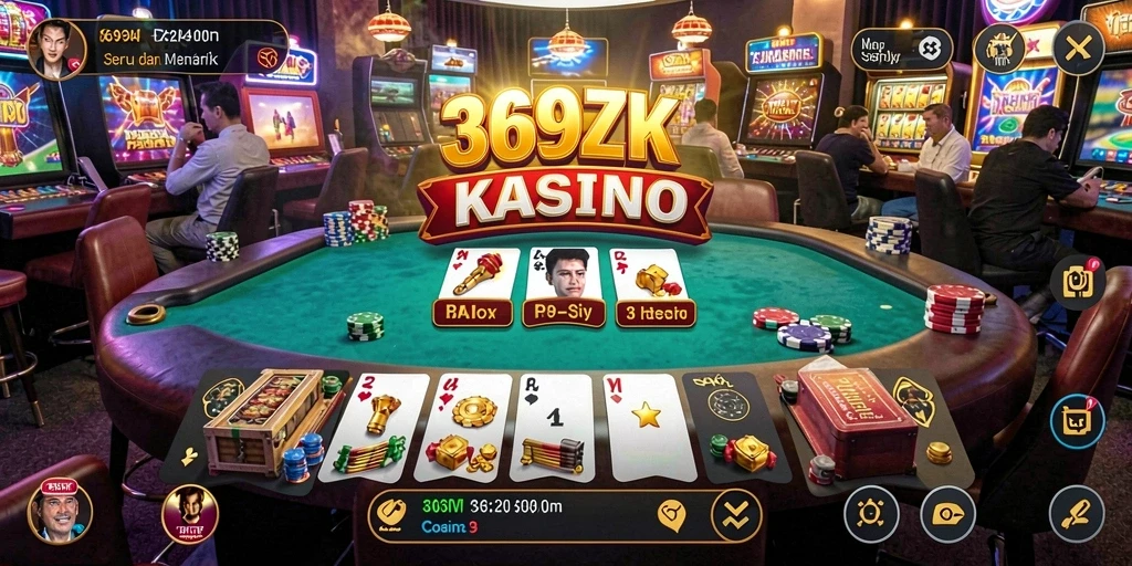 Tampilan gameplay mendebarkan di 369ZK, cocok untuk penggemar Kasino.