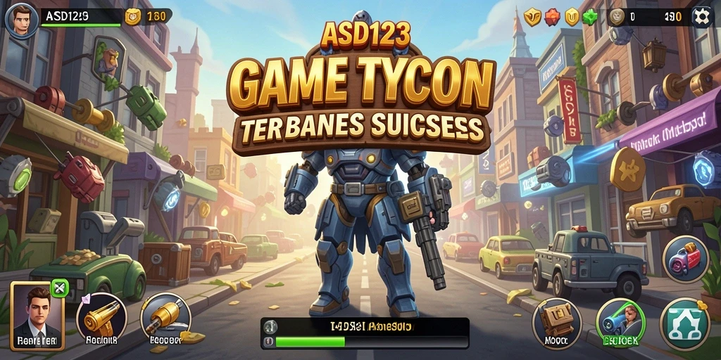 Tampilan gameplay Tycoon yang menarik dan interaktif di ASD123.