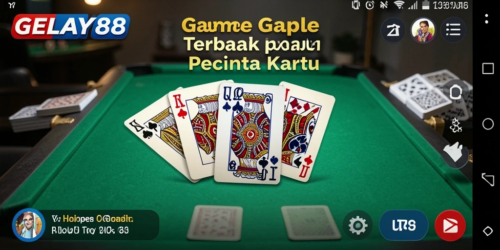 Tampilan gameplay menarik dari GELAY88 saat bermain Gaple.