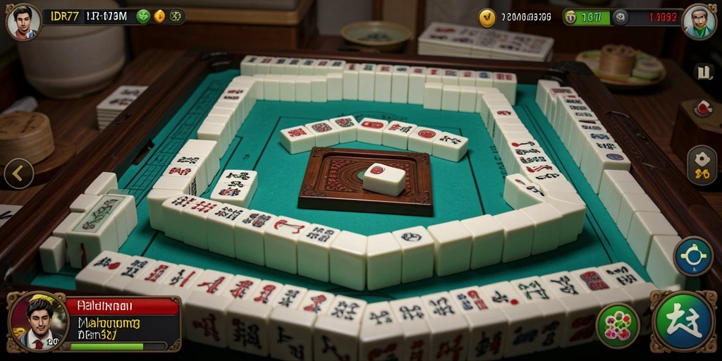 Tampilan gameplay Mahjong IDR77 yang menarik dan interaktif.