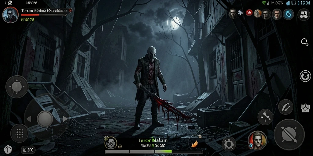 Gameplay MPO76 menampilkan momen-momen ketegangan yang menakutkan.