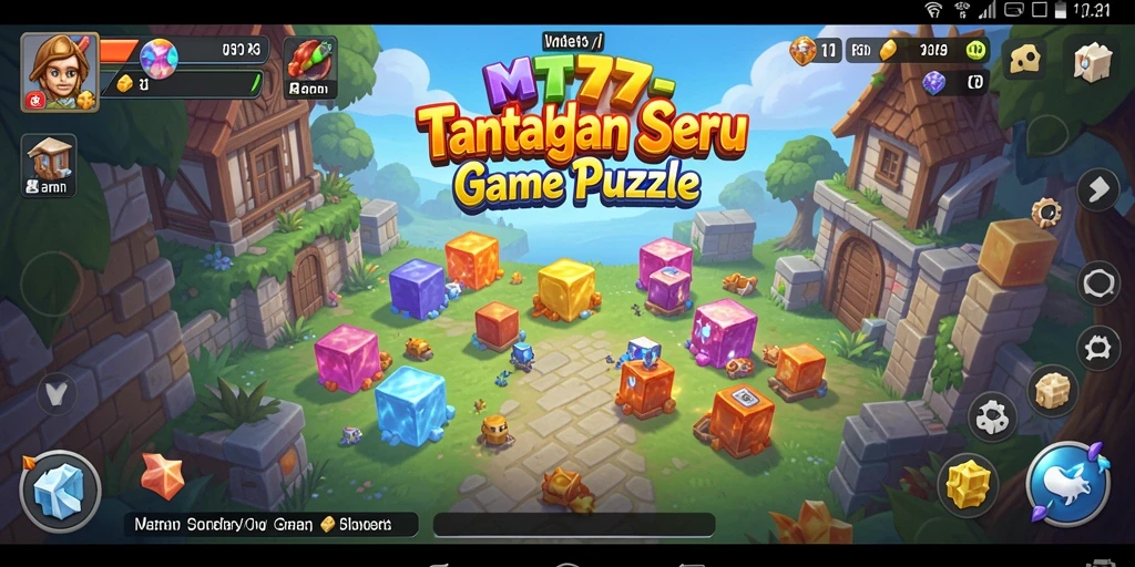 Tampilan gameplay seru dalam MT777 dengan berbagai tantangan puzzle.