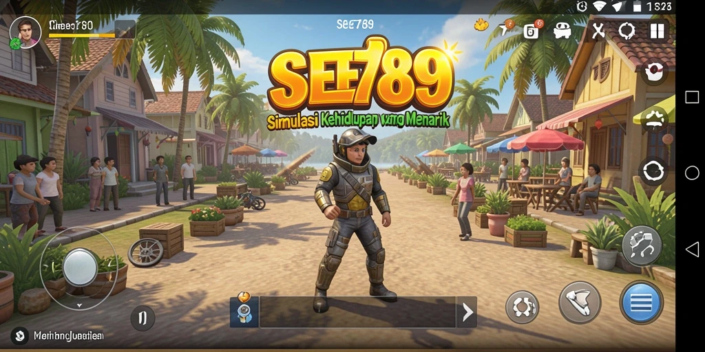 Tampilan gameplay menarik dari SEE789, simulasikan kehidupan yang kaya.