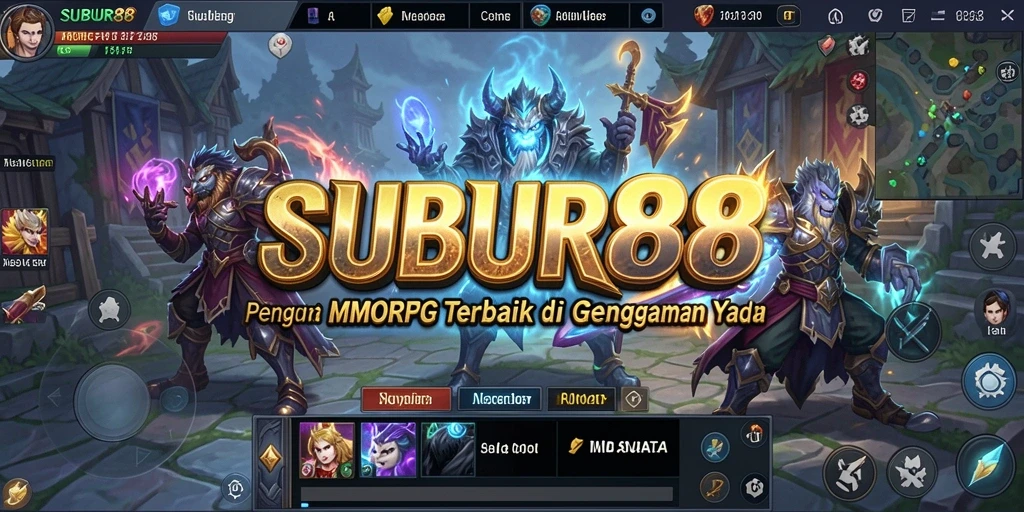 Tampilan gameplay SUBUR88 yang mengasyikkan dalam dunia MMORPG.
