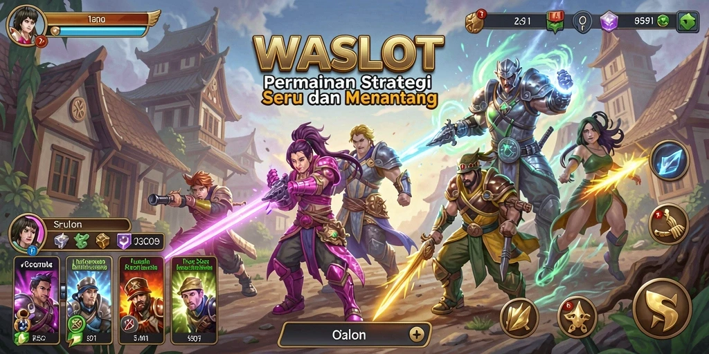 Gameplay seru dari WASLOT yang menantang strategi pemain.